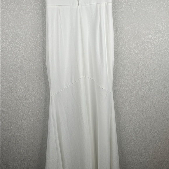 Lulus Captivating Promise White Sleeveless Mermaid Maxi Dress Size Large - Picture 9 of 12